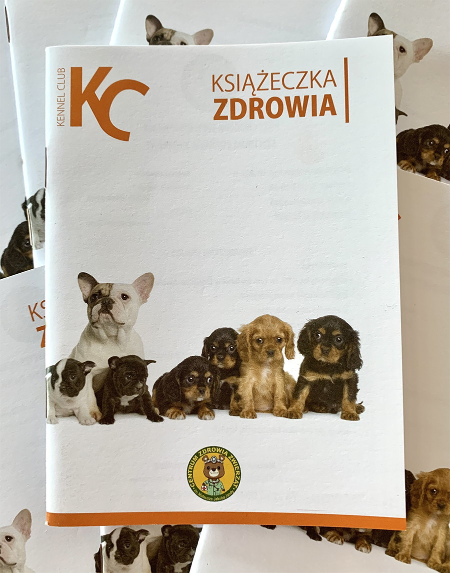 KSIĄŻECZKI ZDROWIA DLA PSA